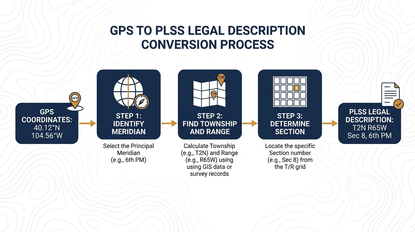 GPS to Legal Description: The Complete Guide to Reverse PLSS Lookup
